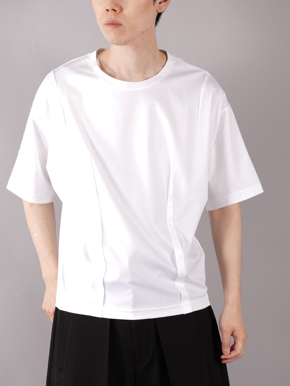 シルク  無地シャツ Silk Plain shirt#