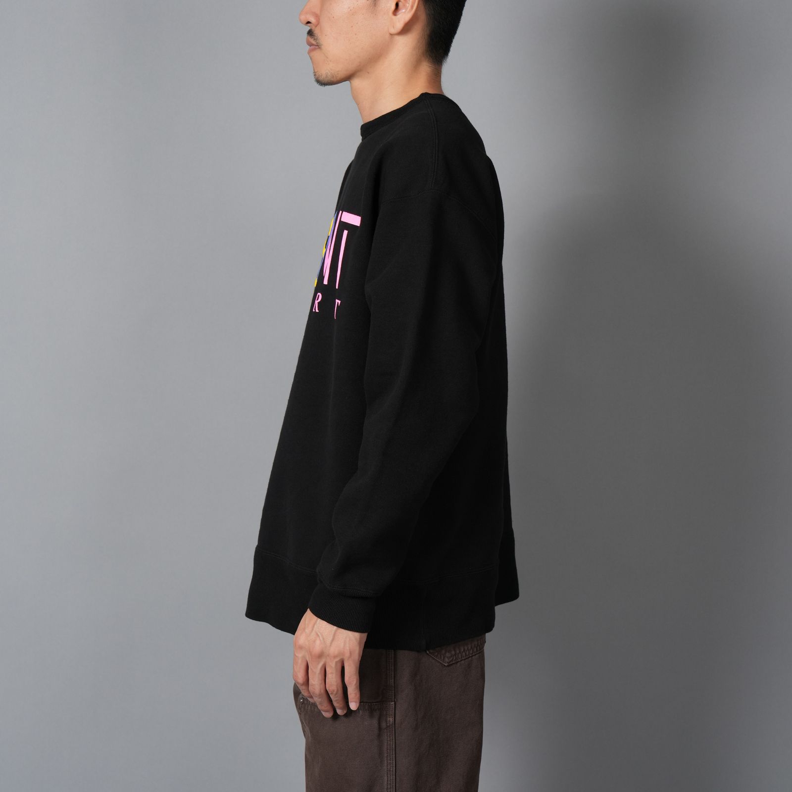 【残りわずか】SM-HR1-0000-044 / CRW NECK SWET / SAINT SPORT / BLK / クルーネックスウェット・トレーナー (ホワイト)