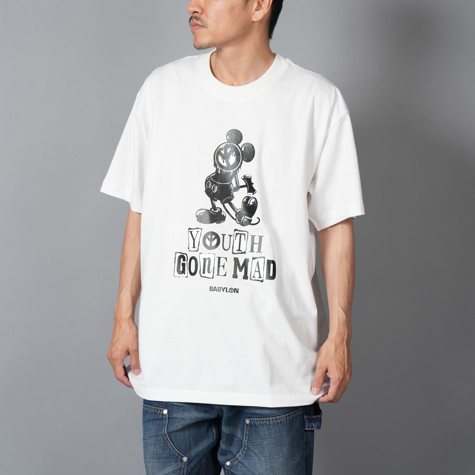 S/S YOUTH GONE MAD TEE / Tシャツ  (ピュアホワイト)