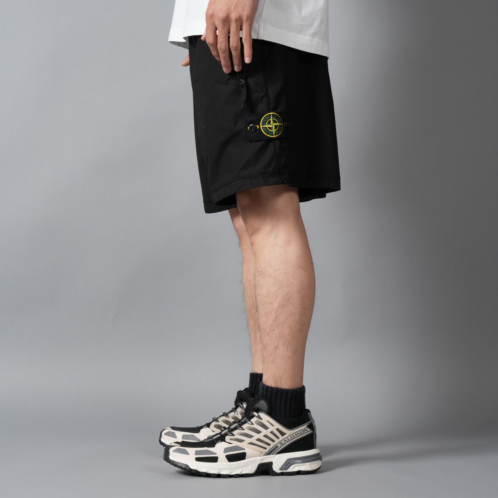L100019 / CARGO SHORTS / カーゴショーツ (ブラック)