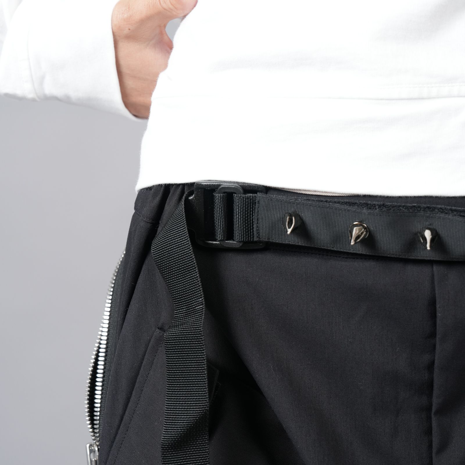【ラスト1点】P30AL-E / Encapsulated Nylon Ultrawide Drawcord Cargo Trouser Gen. 1 / ナイロン ウルトラワイド ドローコード カーゴトラウザー [ウルトラワイドフィット](ブラック)