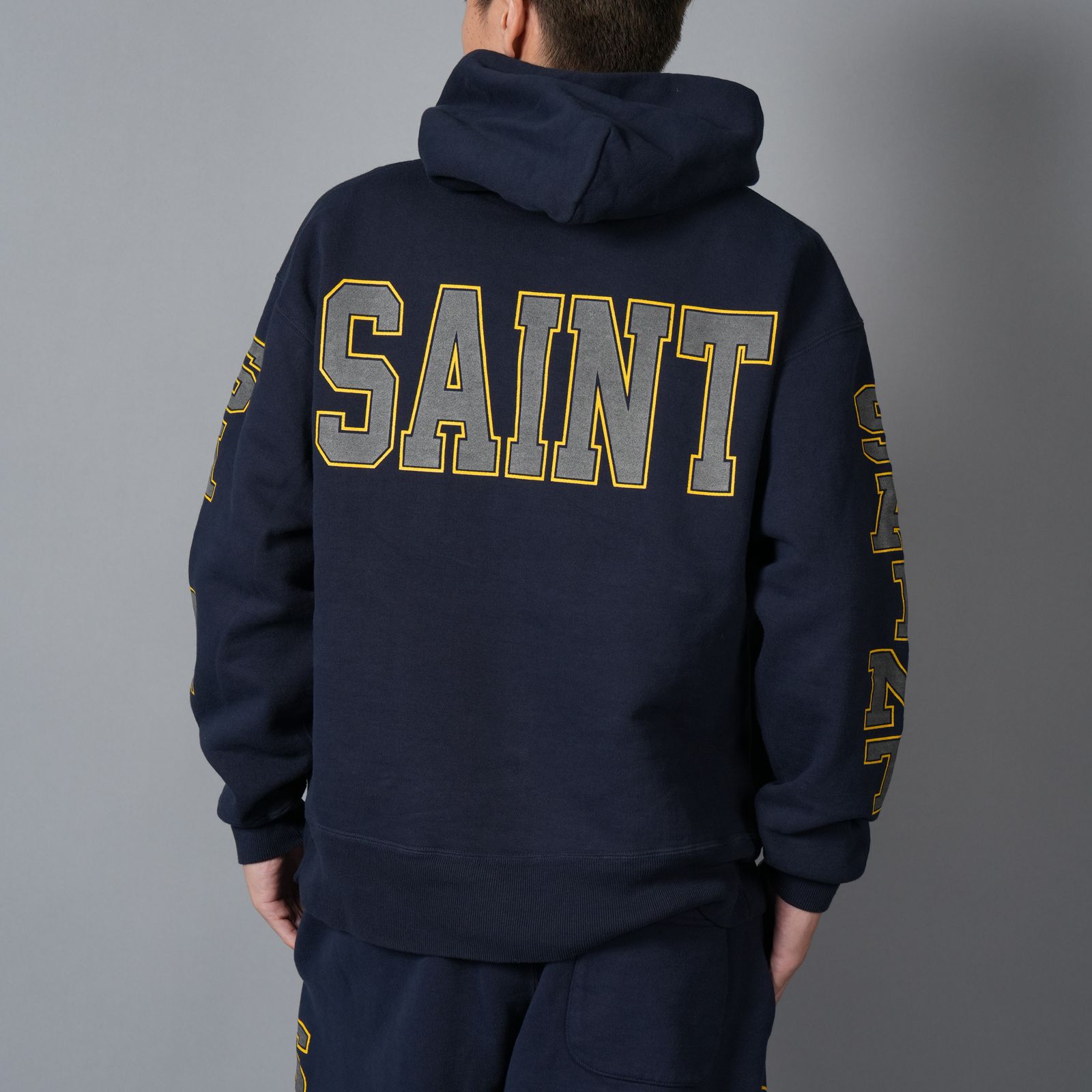 【ラスト1点】SM-HR1-0000-055 / HOODIE / SAINT / NAVY (ネイビー)