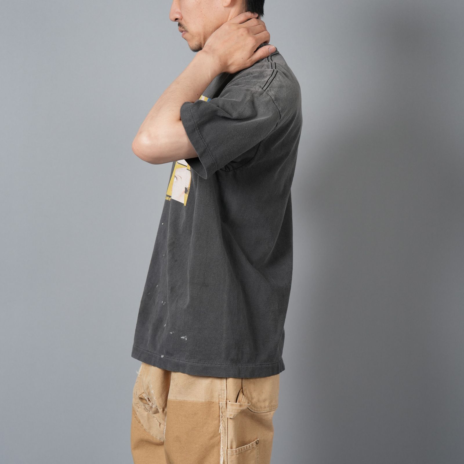 【コラボ】SM-HR8-0000-C45 / PM_SS TEE / SAINT PAM / BLACK / Tシャツ (ブラック)