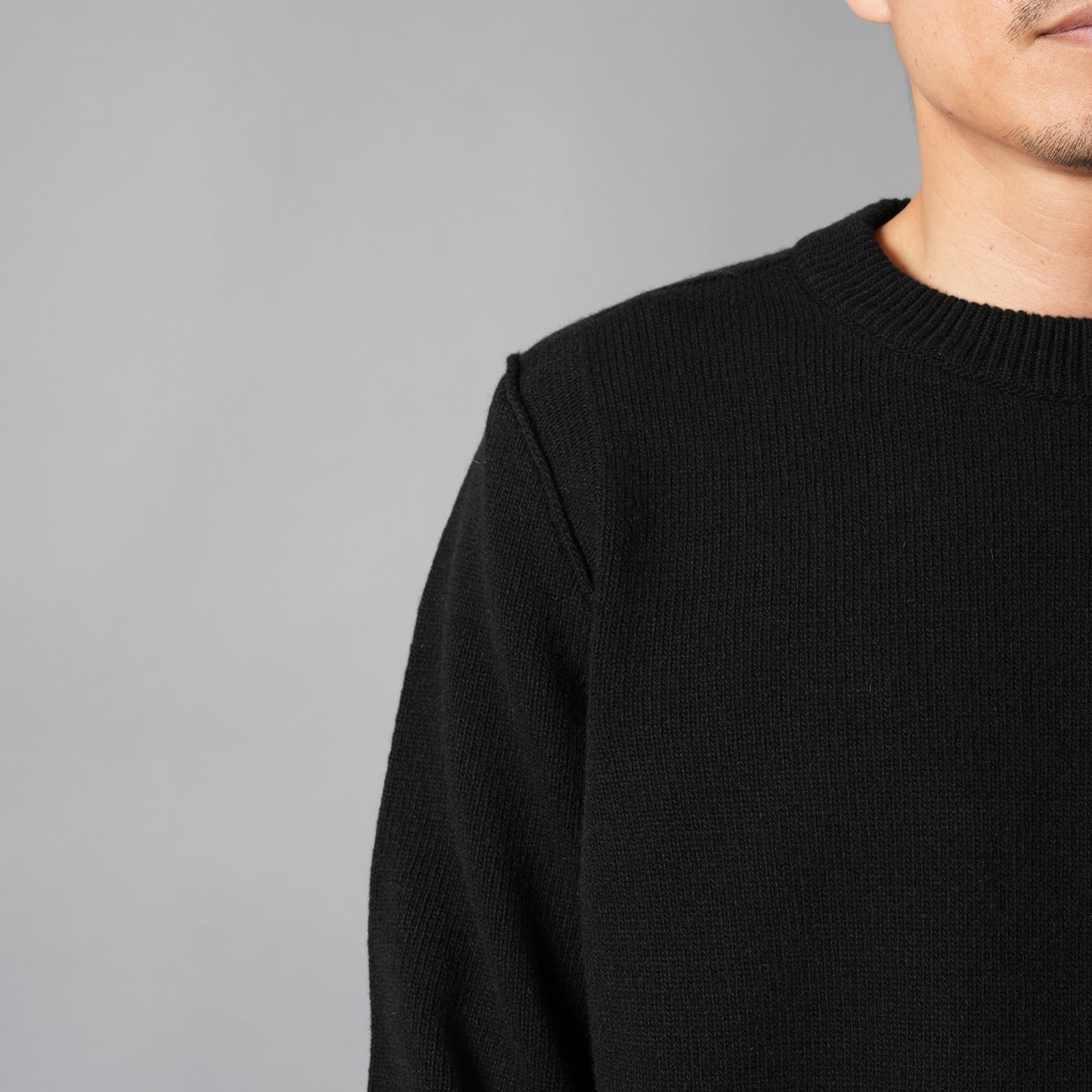 5100072 / LAMBSWOOL / ニット (ブラック)