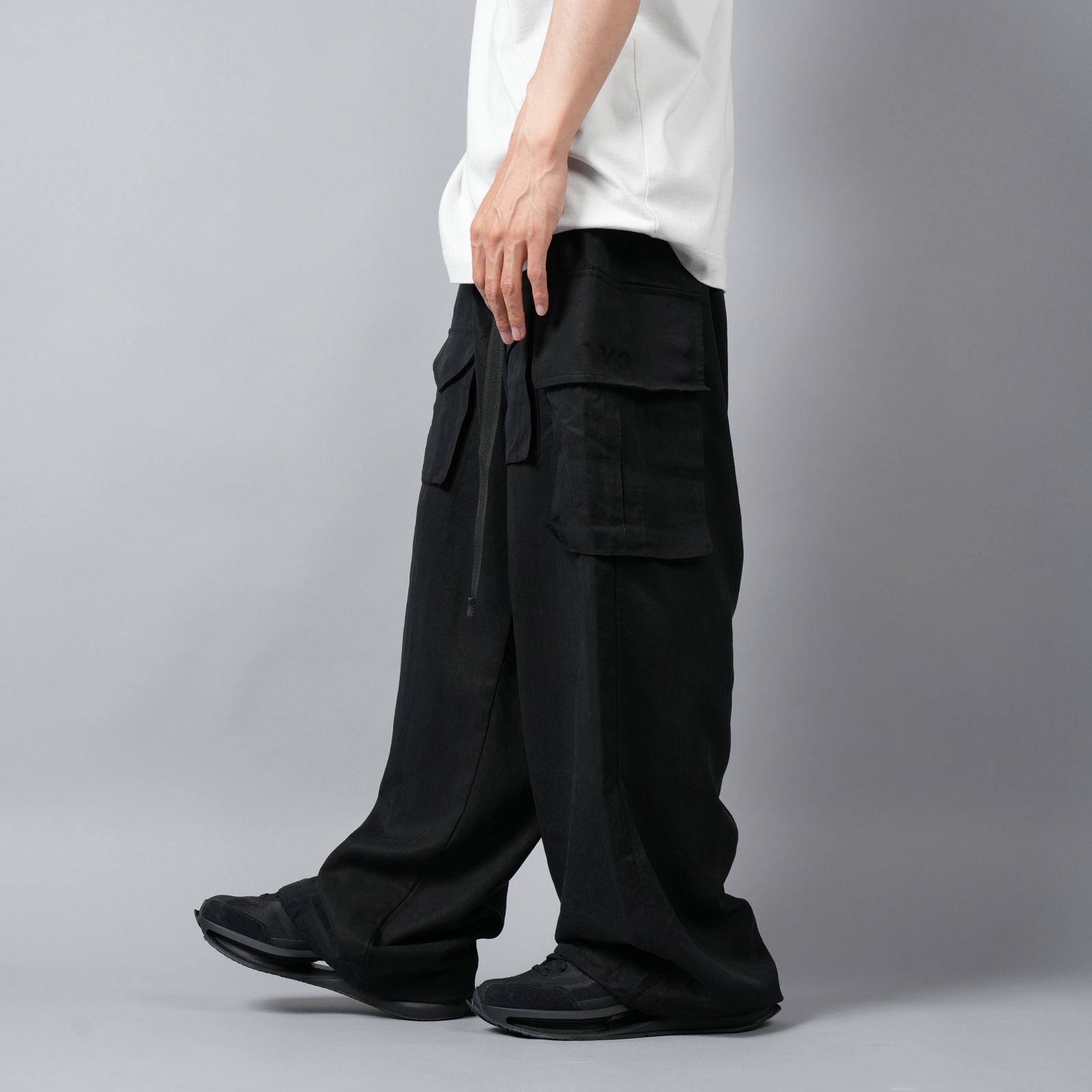 【ラスト1点】TWILL CARGO PANTS / ツイール カーゴパンツ (ブラック)