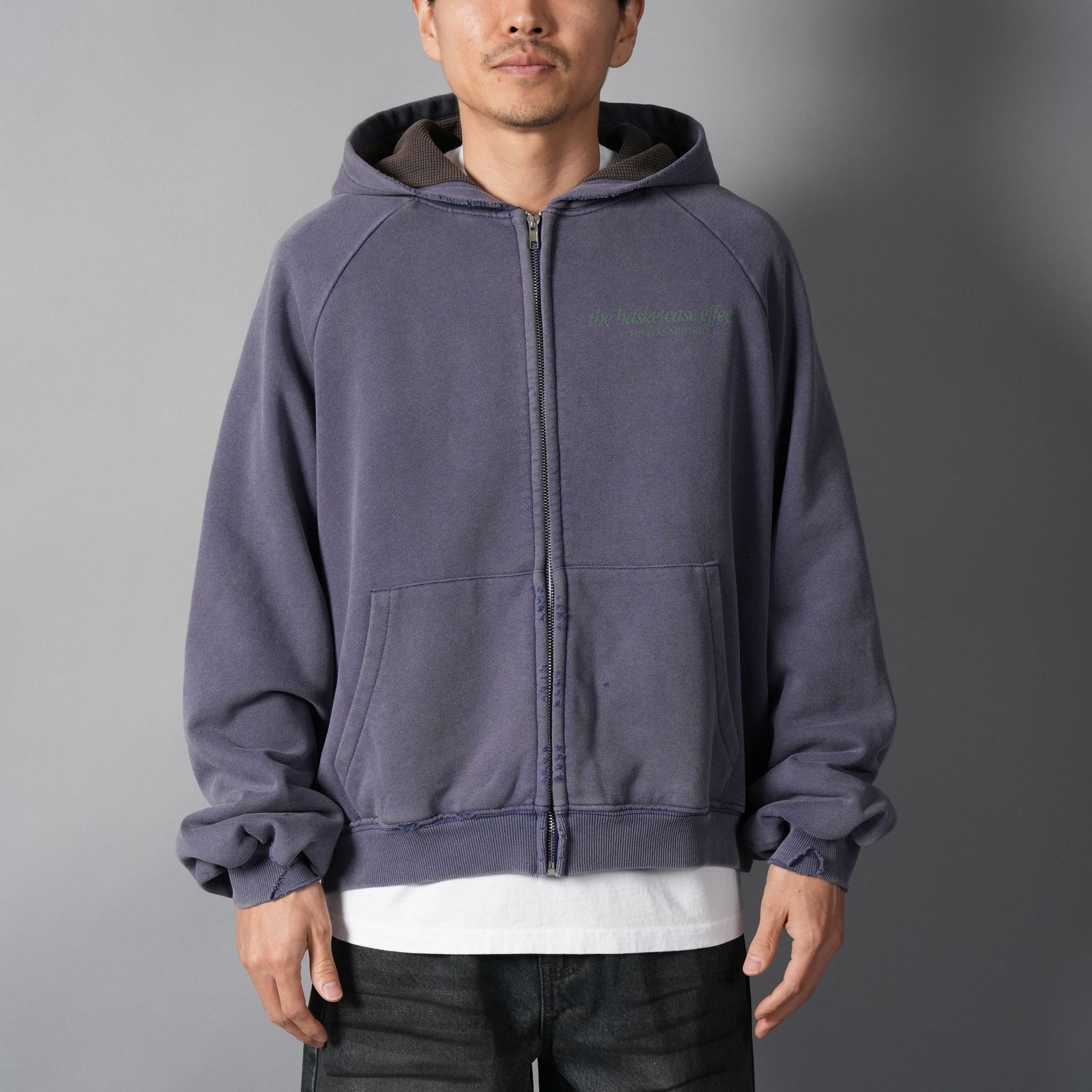 SIREN, thermal lined zip up / ジップアップパーカー (ネイビーブルー)