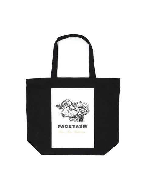 FACETASM×KOSUKE KAWAMURA TOTE BAG / ファセッタズム x 河村康輔 / トートバック / ブラック【限定品】 / ユニセックス