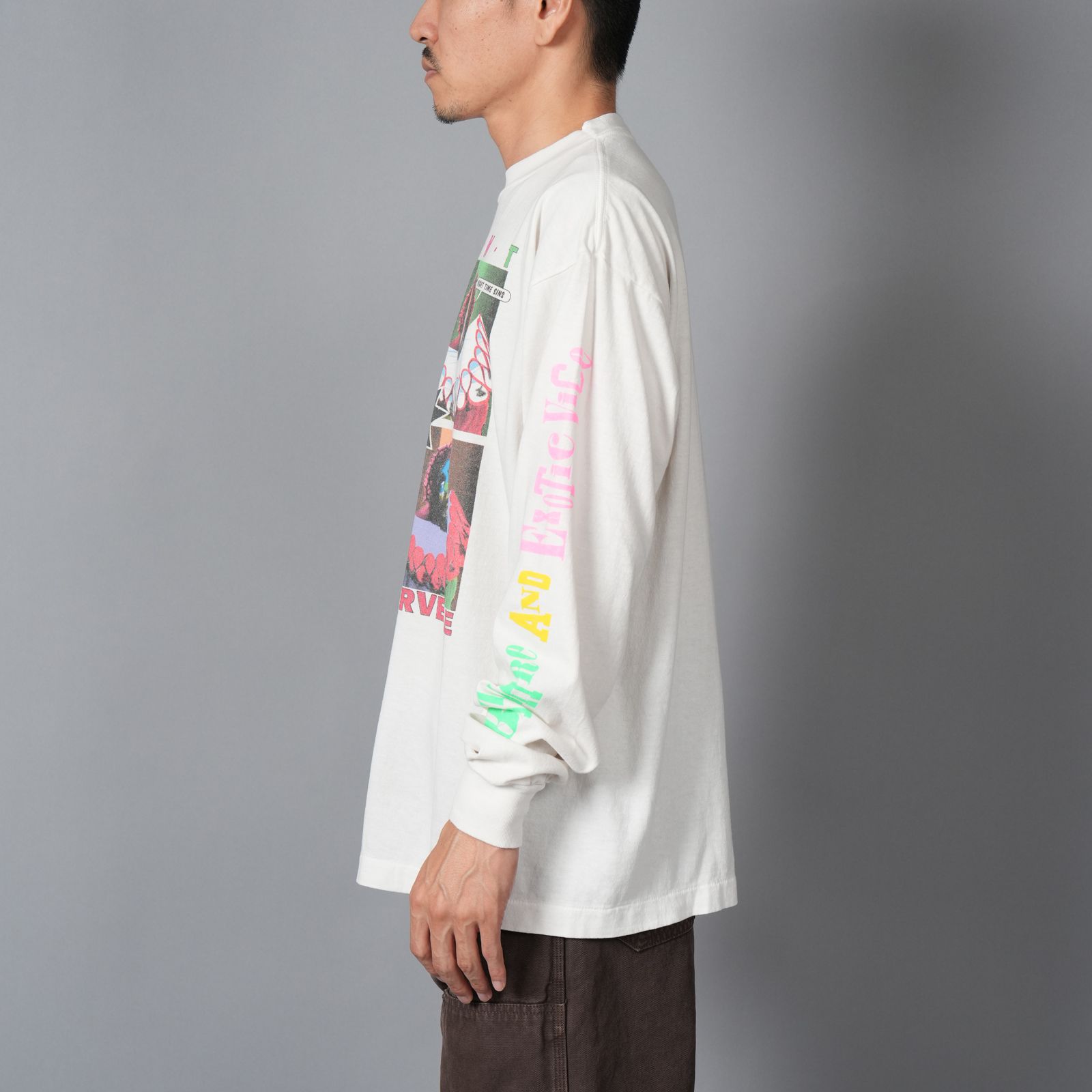 【ラスト1点】SM-HR1-0000-037 / LS TEE / KEEP IT / WHITE / ロンT・カットソー (ホワイト)