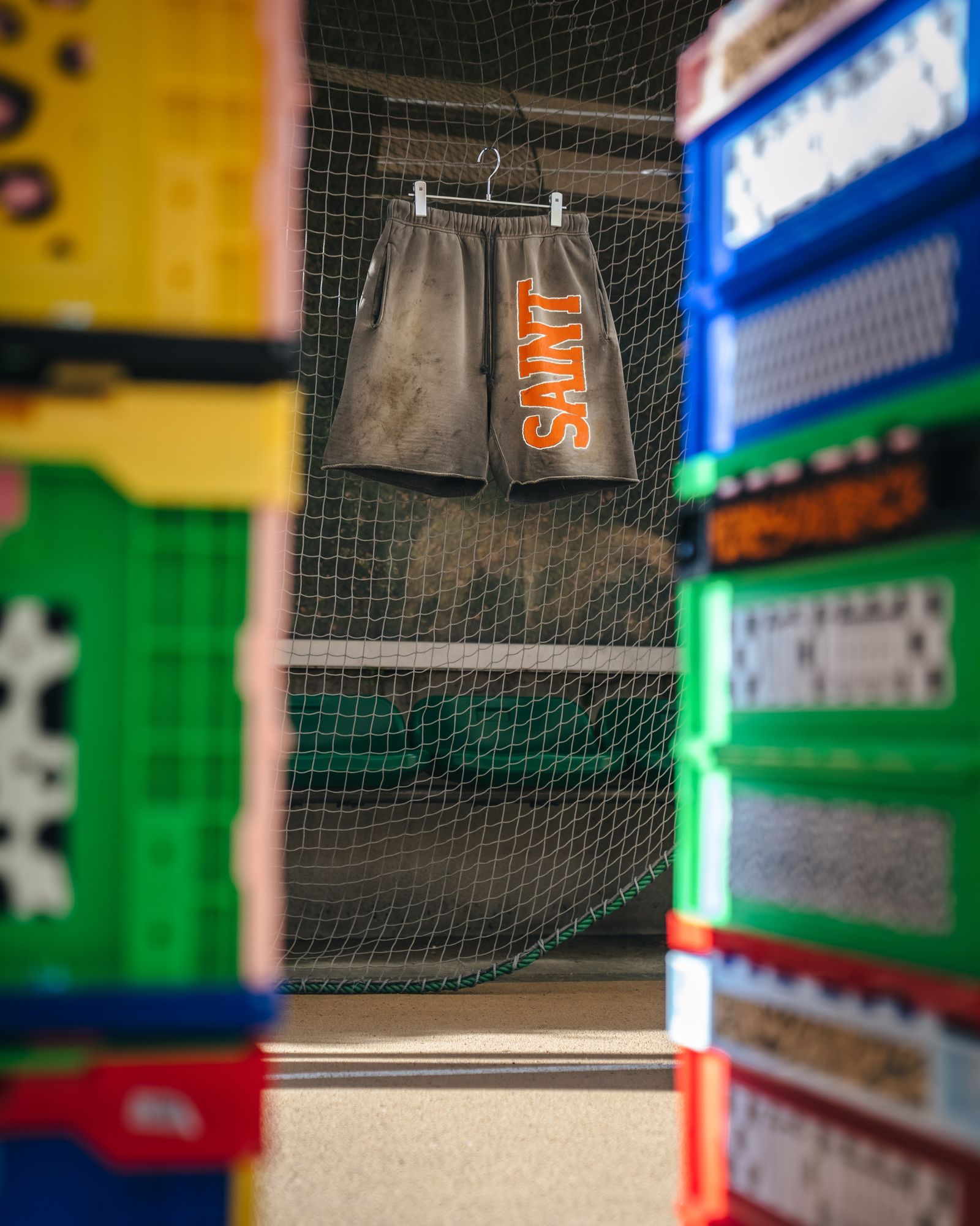 SM-MK8-0000-069 / SWEAT SHORTS / SAINT / CHARCOAL / スウェットショーツ  (チャコール)