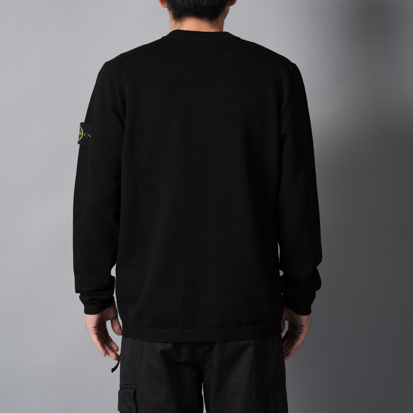 5100023 MICRO STITCH SOFT ORGANIC COTTON / ニット (ブラック)