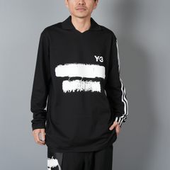 【残りわずか】U GFX LOGO LS T / ユニセックス グラフィックス ロングスリーブTシャツ / ロンT  (ブラック)
