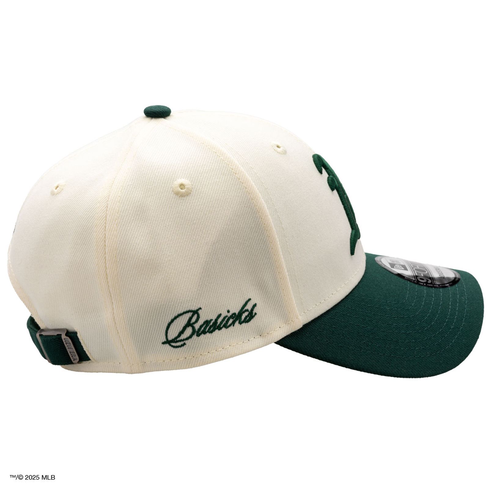 【ラスト1点】【おひとり様1点まで】【限定】BASICKS x Newera Athletics Cap / ベイシックス x ニューエラ アスレチックス キャップ (ホワイトxグリーン)