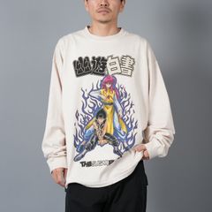 [幽遊白書]  TYUM24AM004 / L/S T-Shirt (KURAMA/HIEI) / ロンT・カットソー (ホワイト)