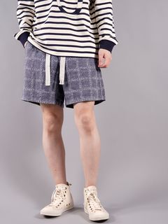 ラスト1点 / OVERSIZED SHORTS / オーバーサイズド ショーツ (ネイビー)