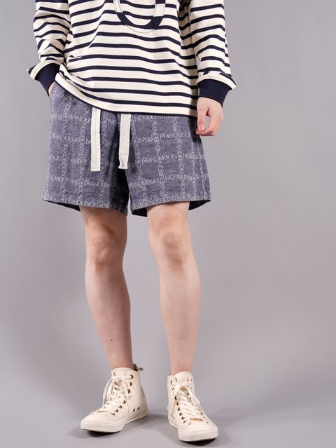 ラスト1点 / OVERSIZED SHORTS / オーバーサイズド ショーツ (ネイビー)