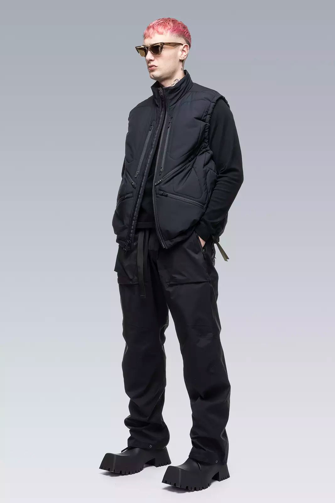 【ラスト1点】V91-WS / Windstopper® PrimaLoft® Modular Liner Vest Gen. 1 / [2L Gore-Tex][PRIMALOFT][ワイドフィット] (ブラック)