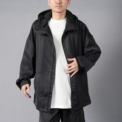 【ラスト1点】3S TOP  / スリーストライプ トップ / ウインドブレーカー (ブラック)