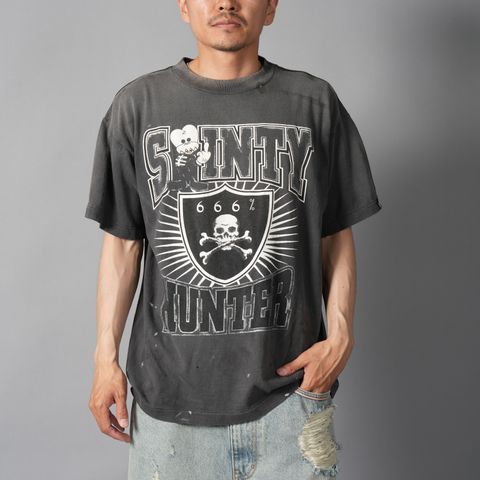 【残りわずか】【コラボ】SM-MK8-0000-C29 / BH_SS T-SHIRT / SAINTY HUNTER / BLACK / Tシャツ  (ブラック)