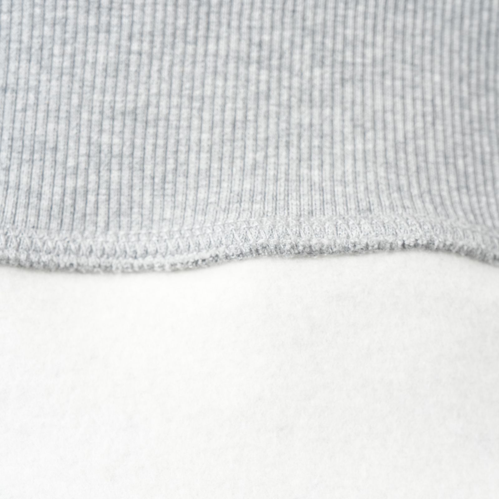 【ラスト1点】 BALMAIN STITCH COLLAR SWEATSHIRT / バルマン ステッチカラー スウェットシャツ (グレー)