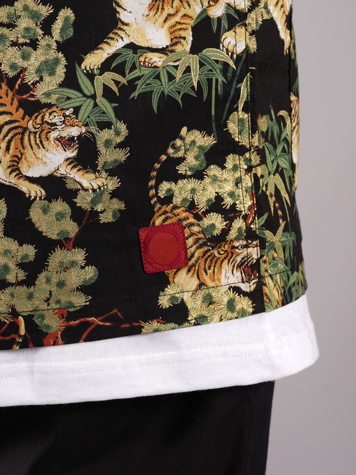 ラスト1点 / CHINESE TIGER SHIRT / チャイニーズ タイガーシャツ (ブラック)