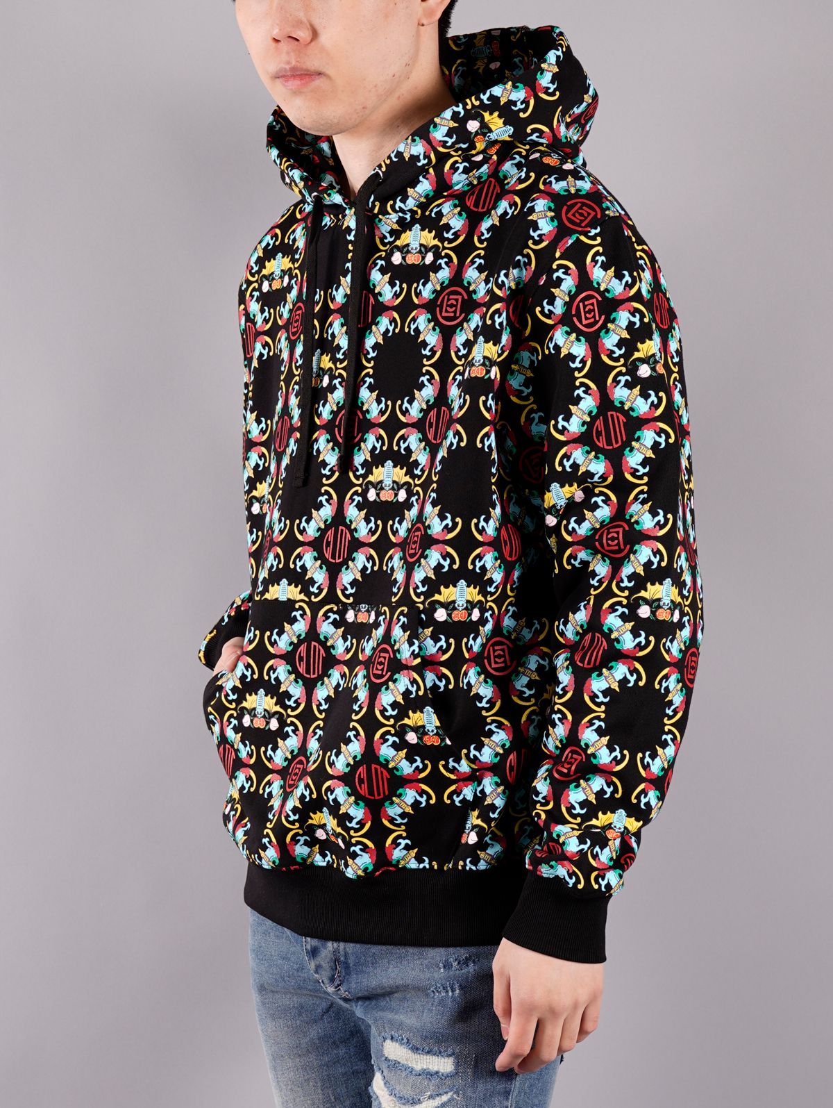 Clot - ラスト1点 / CHINESE PRINT HOODIE / チャイニーズ