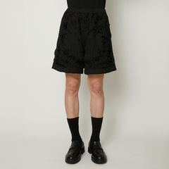 【ラスト1点】 ALL  EMBROIDERY SHORTS / オール エンブロイダリー ショーツ (ブラック)