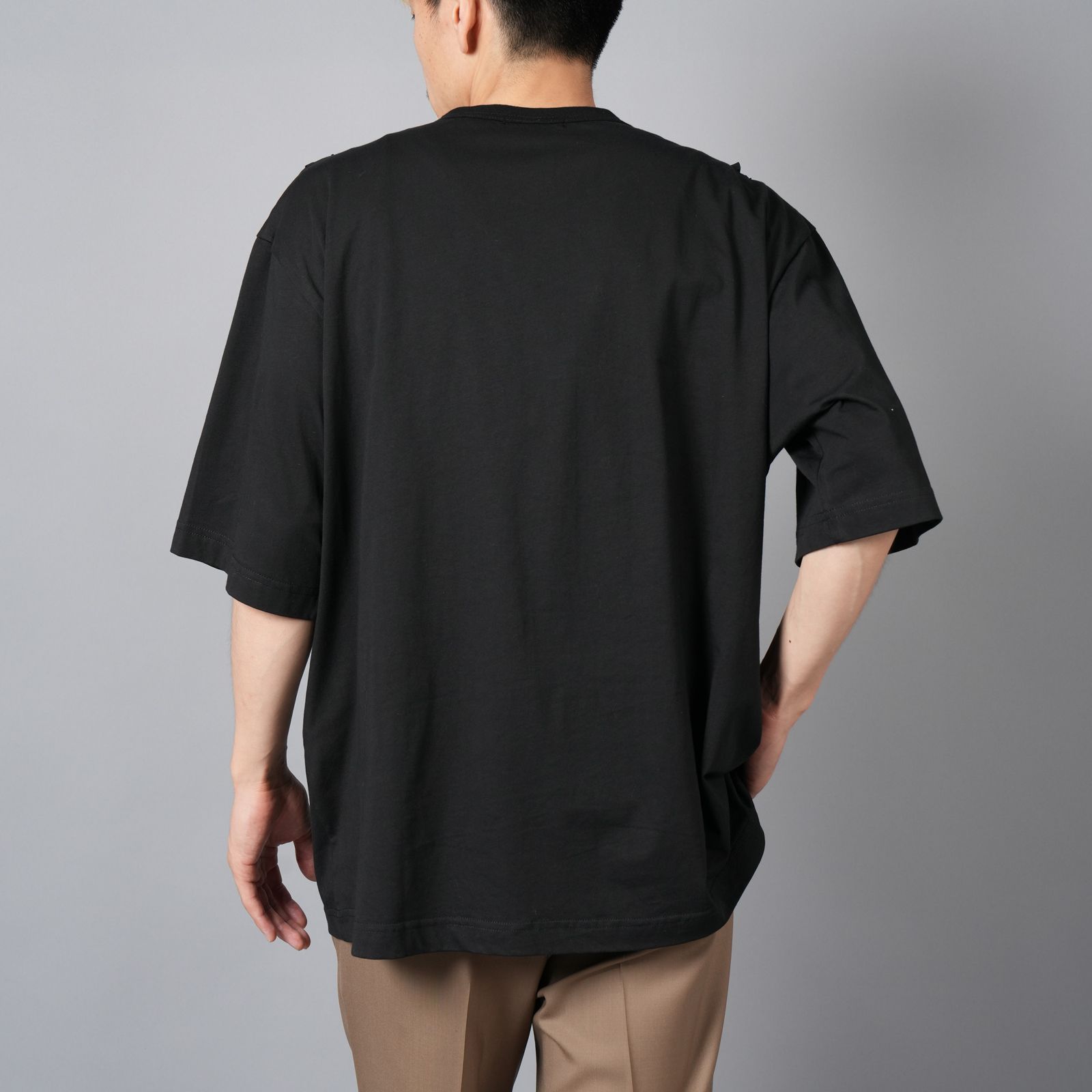 TAAKK - 【ラスト1点】RUFFLE PRINT JERSEY / ラッフルプリント