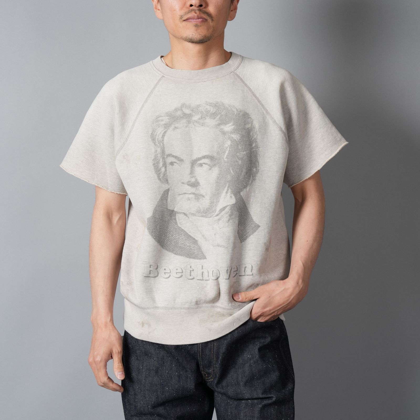 【ラスト1点】SM-MK8-0000-051 / SS CRW NECK SWT / BEETHORVEN / GRY / スウェット (グレー)