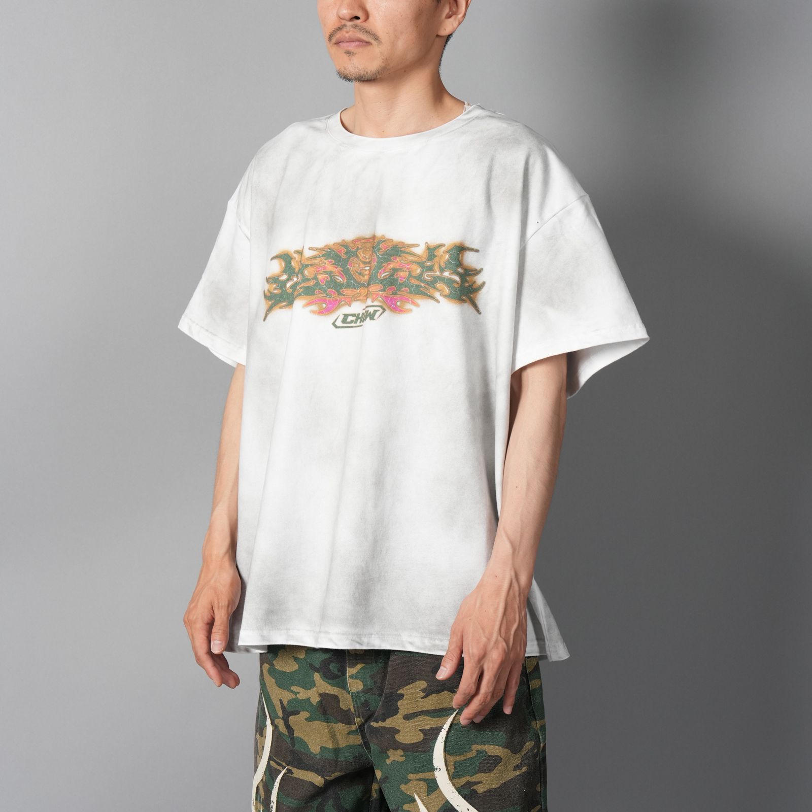 【ラスト1点】Static T-Shirt / スターティック Tシャツ (ダーティーホワイト)