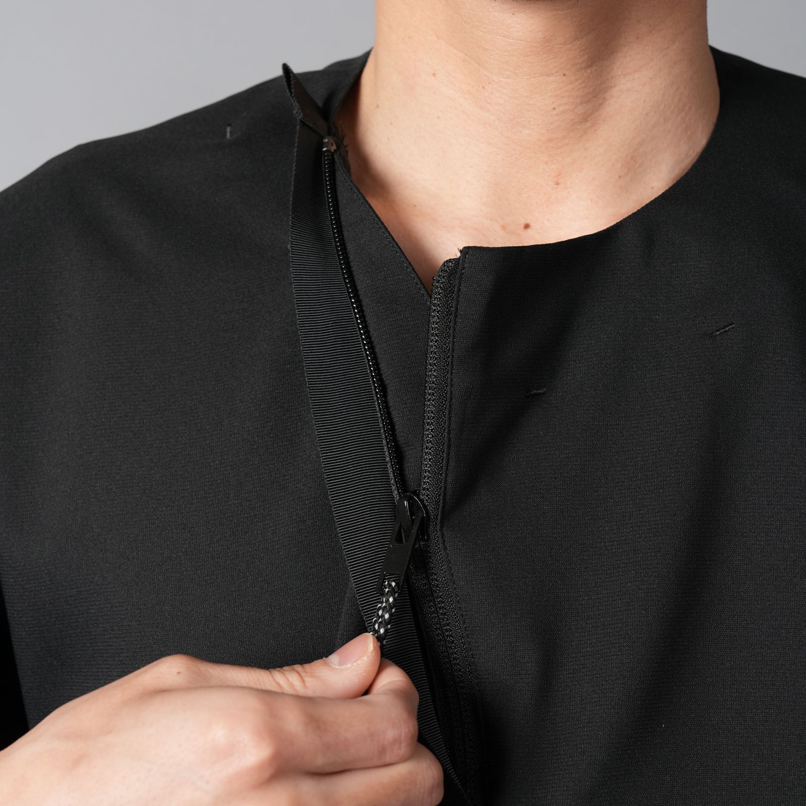 【GHOST】WOVEN WATER-REPELLENT NINJA T-SHIRTS / ニンジャTシャツ(ブラック)