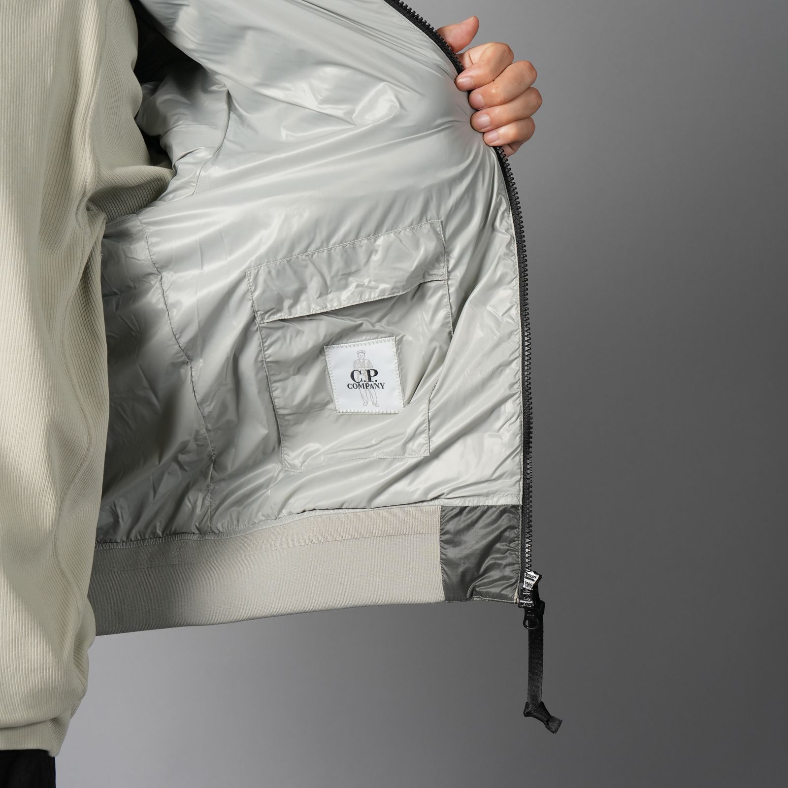 D.D. Shell Hooded Lens Down Jacket / フーデッド レンズ ダウンジャケット (フリントグレー)