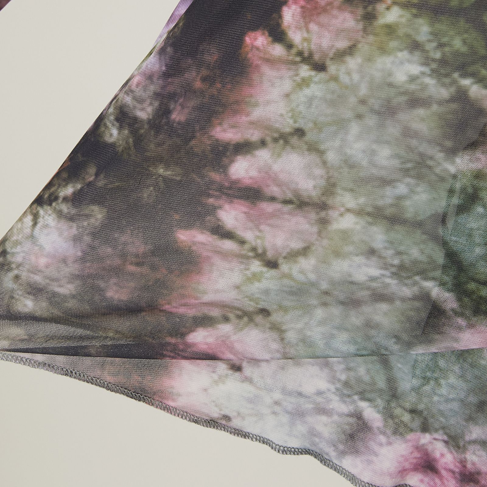 【ラスト1点】TIE DYE TULLE SHIRTS / タイダイ チュールシャツ (ピンク)