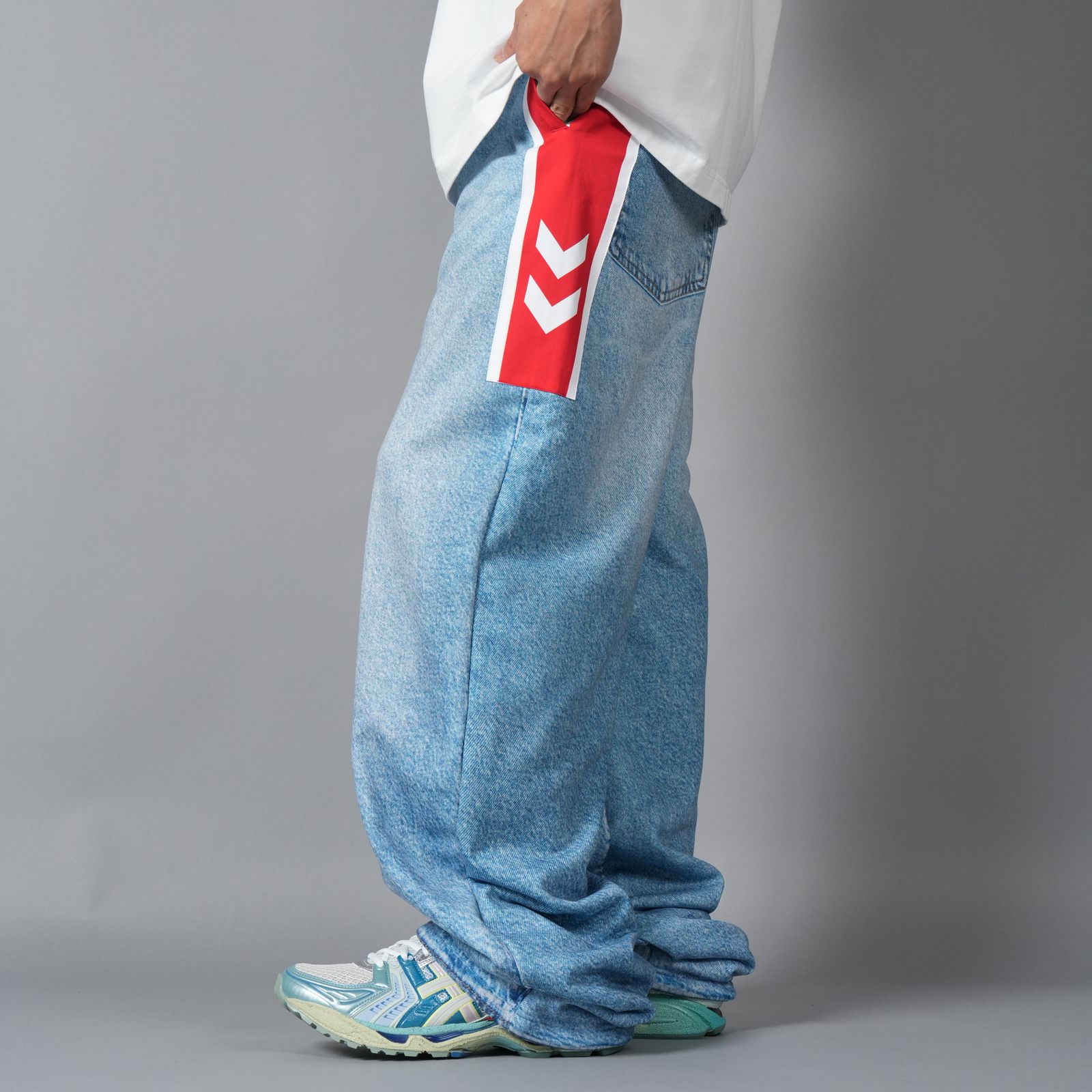 TRANS DENIM SWEAT TROUSER / トランス デニム スウェット トラウザー (インディゴ)