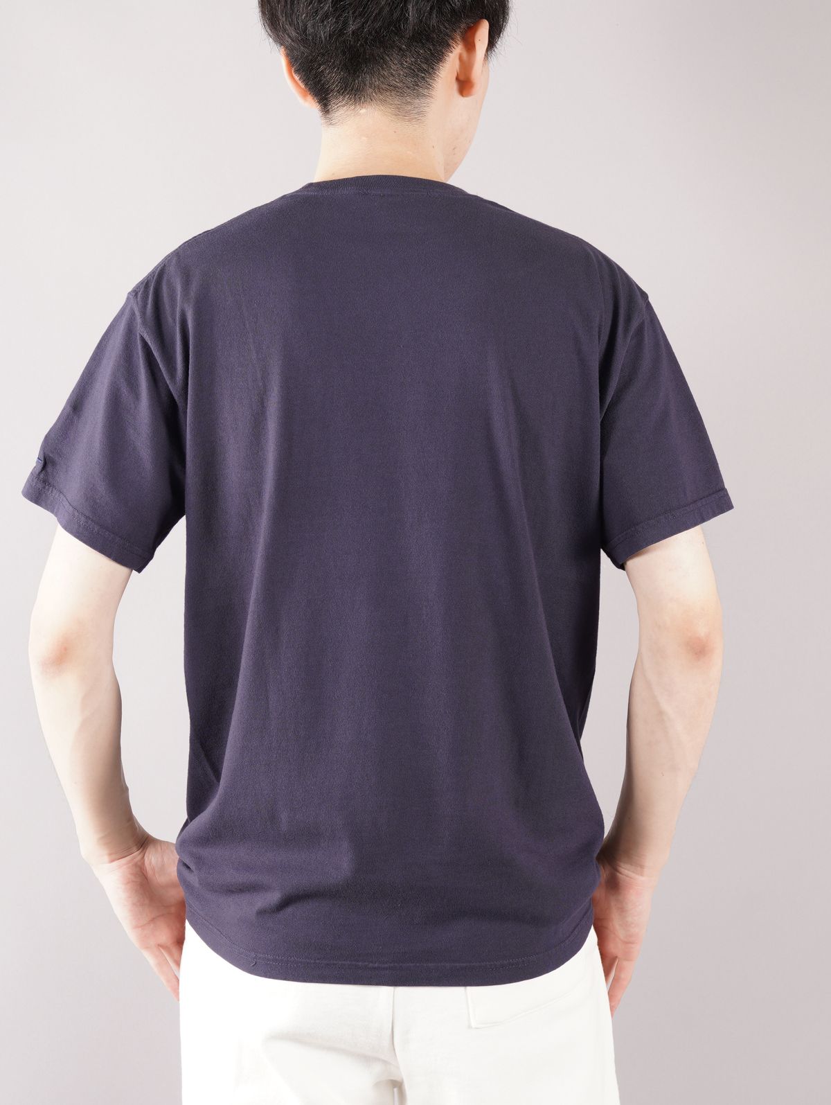 EMBORIDERED TSHIRT / エンボリダリー Tシャツ(ネイビー)