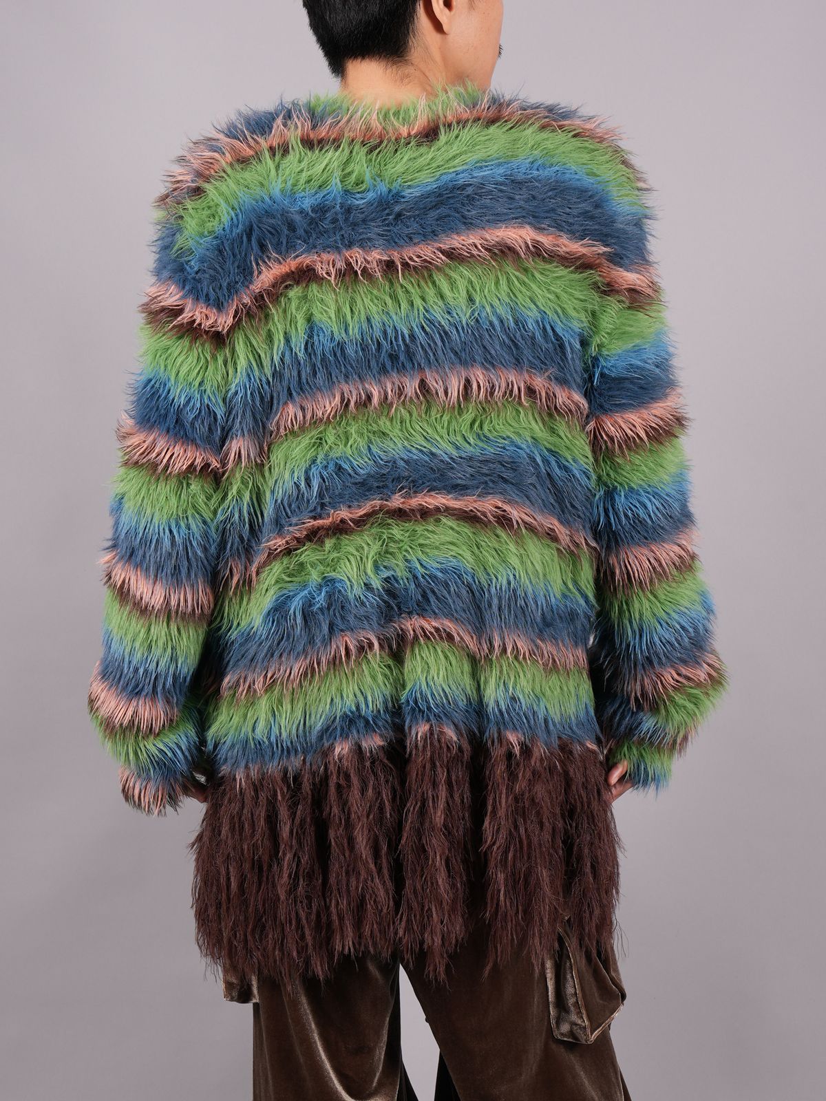 【ラスト1点】 FUR KNIT / ファーニット (グリーン)