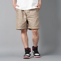 L100012 ORGANIC LOOK NYLON PANAMA-TC / ショートパンツ[ガーメントダイ] (ビスケット)