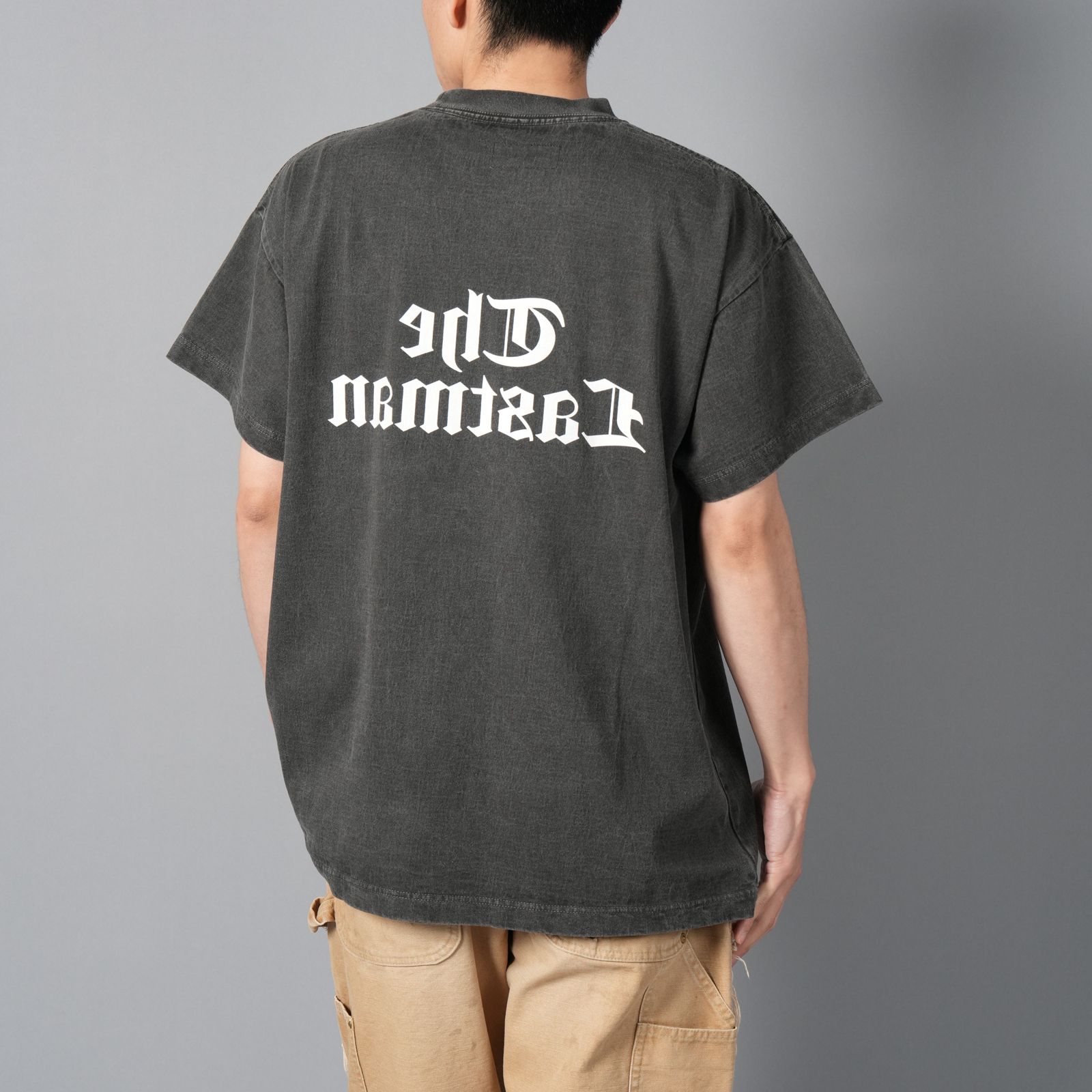 PRINTED TEE SHIRTS "LM TIMES" / プリントTシャツ ラストマン タイムズ / Tシャツ (ブラック)