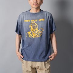 【残りわずか】【コラボ】SM-MK8-0000-C50 / BAPE_SS T-SHIRT / FADE AWAY LV / NV / Tシャツ (ネイビー)