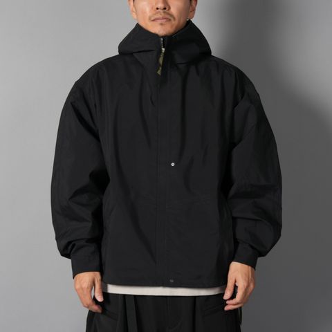 J129-GT / 3L Gore-Tex jacket  / ナイロンジャケット[ウルトラワイドフィット][プロシェル](ブラック)