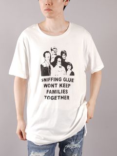 SNIFFING GLUE SS TEE - Tシャツ (ホワイト)