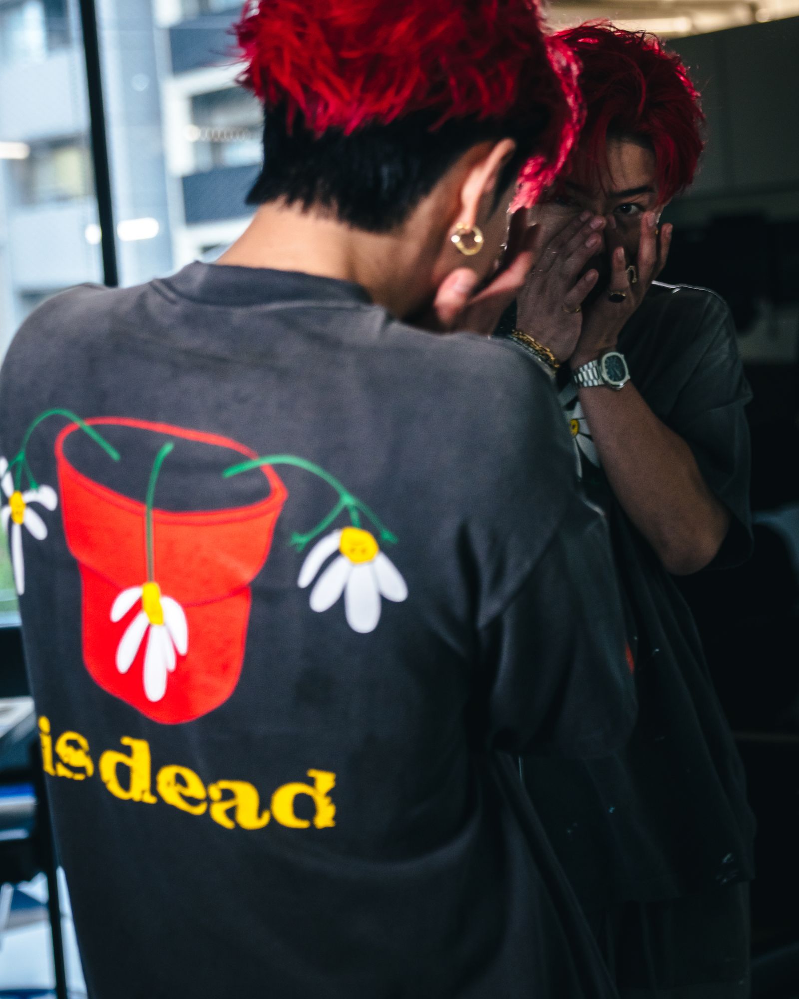 SAINT M×××××× - 【コラボ】SM-HR1-0000-C18 / DLS_SS TEE / DE