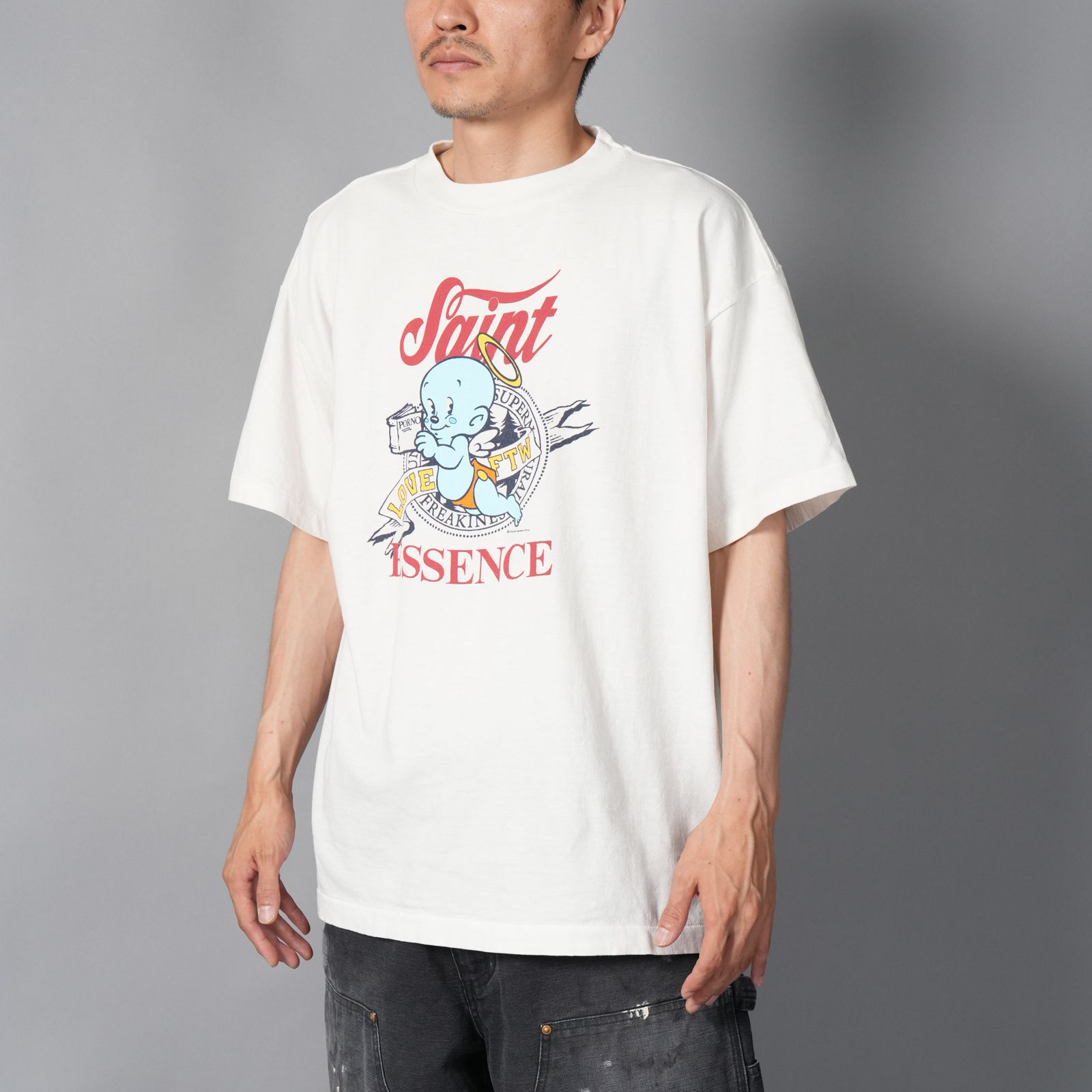 SM-HR1-0000-022 / SS TEE / BABY MICHAEL / WHITE / Tシャツ (ホワイト)