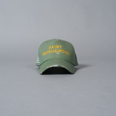 Saint Natalie Wood Paint Hat / キャップ (グリーン)