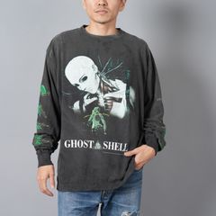 【残りわずか】【限定】SM-YS1-0000-C33 / GS_LS TEE / GITS / BLACK / ロンT・カットソー (ブラック)