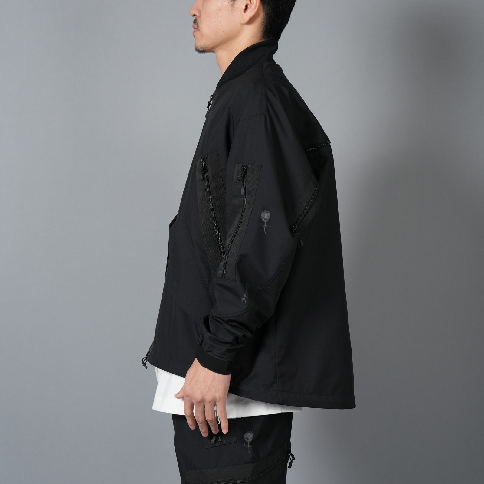 【ラスト1点】【限定】WINDSTOPPER BY GORE-TEX LABS 30DY/TR2 3L MA1 BLOUSON / ゴアテックス ラボ スリーレイヤー / ブロゾン [防水・防風] (ブラック)