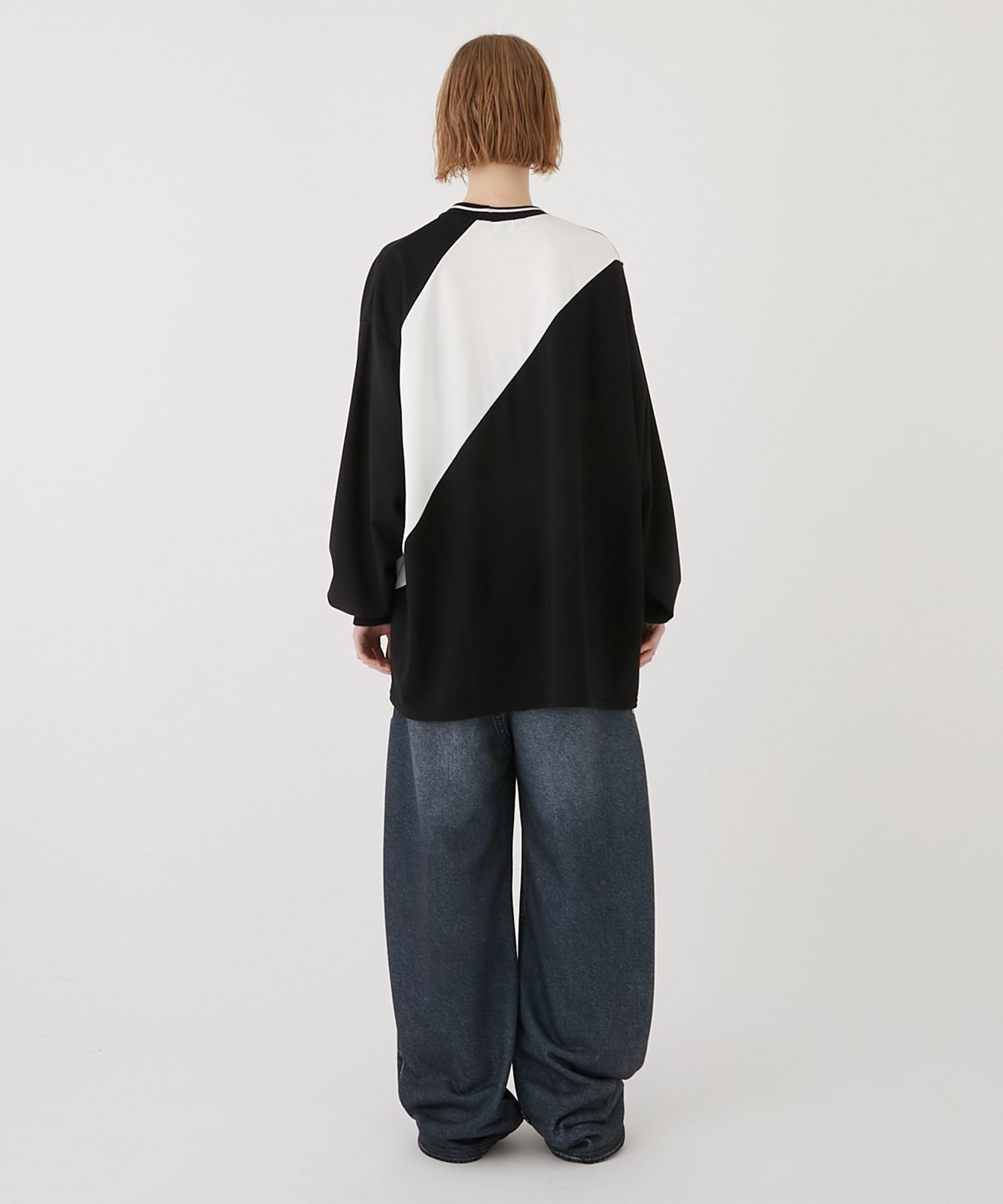 TRANS DENIM SWEAT TROUSER / トランス デニム スウェット トラウザー (ブラック)