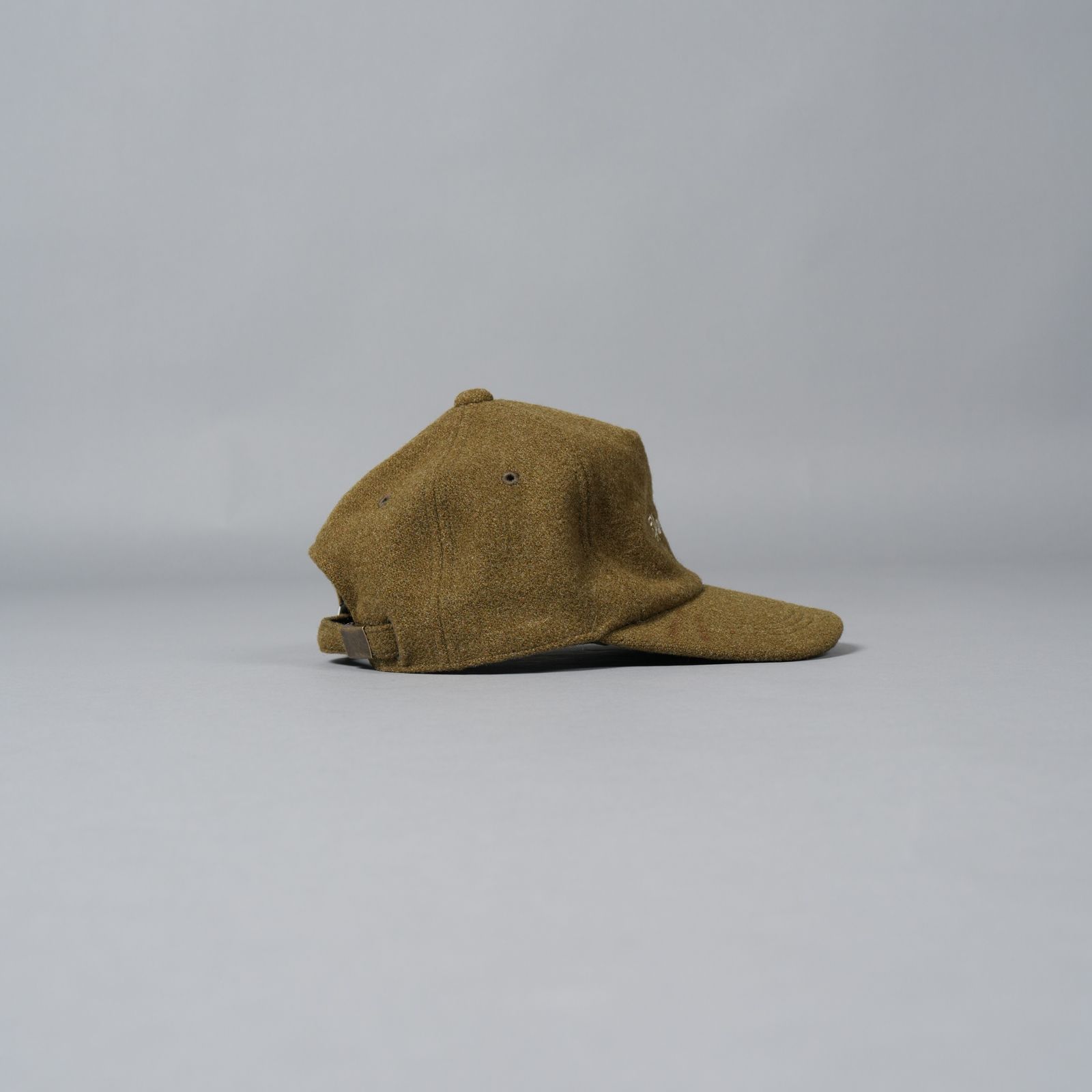 Embroidered Five Panel Cap  / キャップ [古着リメイク](カーキ)