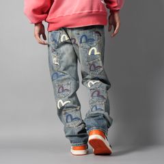 【残りわずか】マルチポケット カモメジーンズ #2020 / デニムパンツ (ミッドトーンインディゴ)