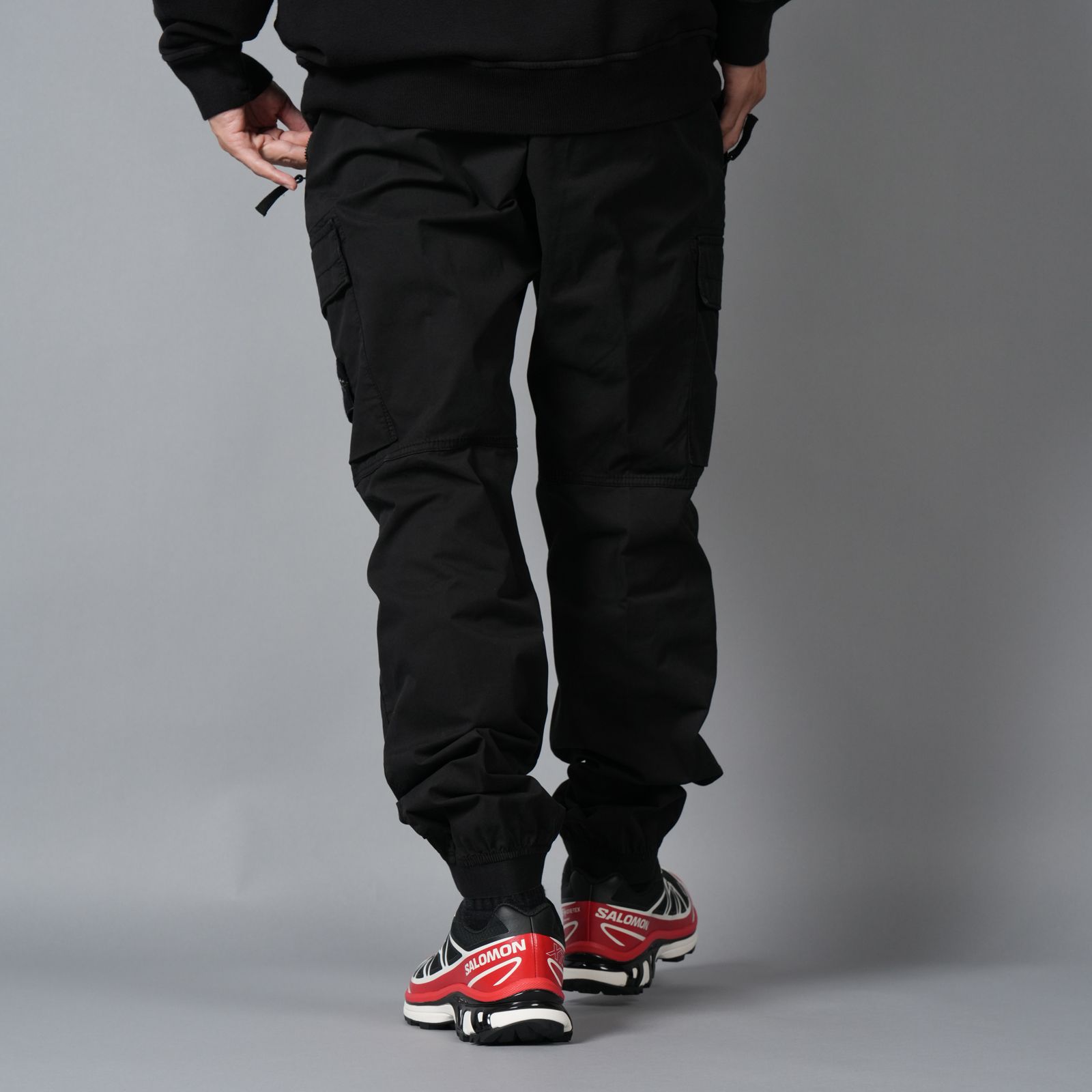 3100031 SUPIMA® COTTON TWILL STRETCH-TC [レギュラーフィット](ブラック)