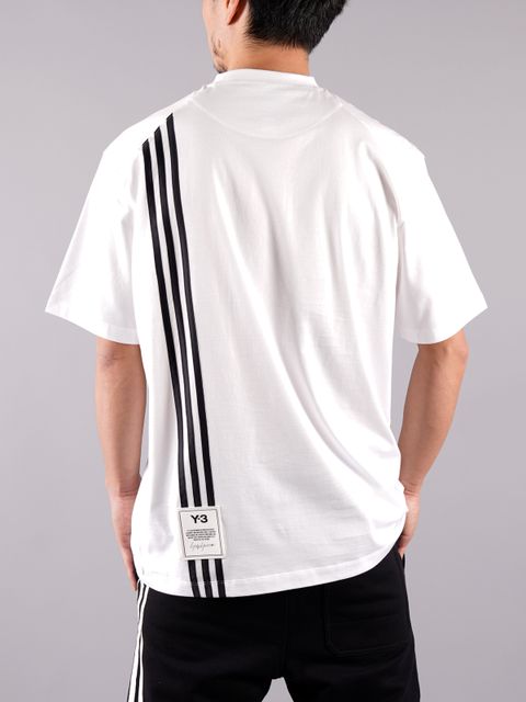 M 3 STRIPE SS TEE / スリーストライプ ショートスリーブTシャツ (ホワイト)